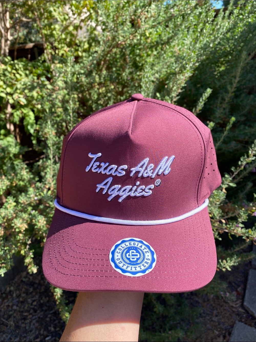 NEW✨Texas A&M Aggies Maroon Rope Front Hat